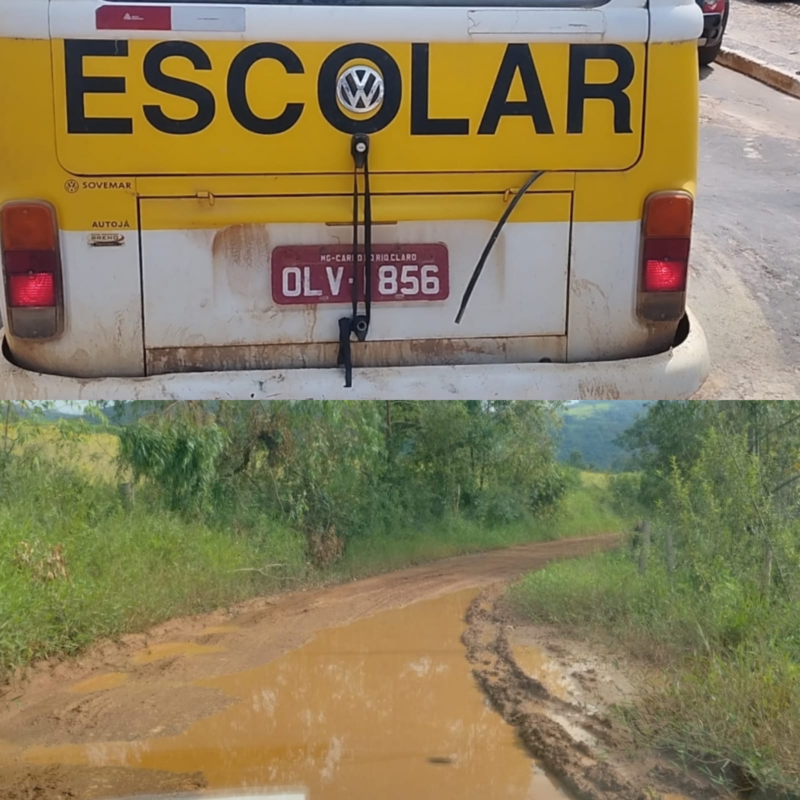 Ônibus escolar quebra a caminho da escola e pais de alunos reclamam da  precariedade do transporte em MT, Mato Grosso