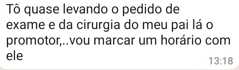 Foto: Mensagens de reclamações