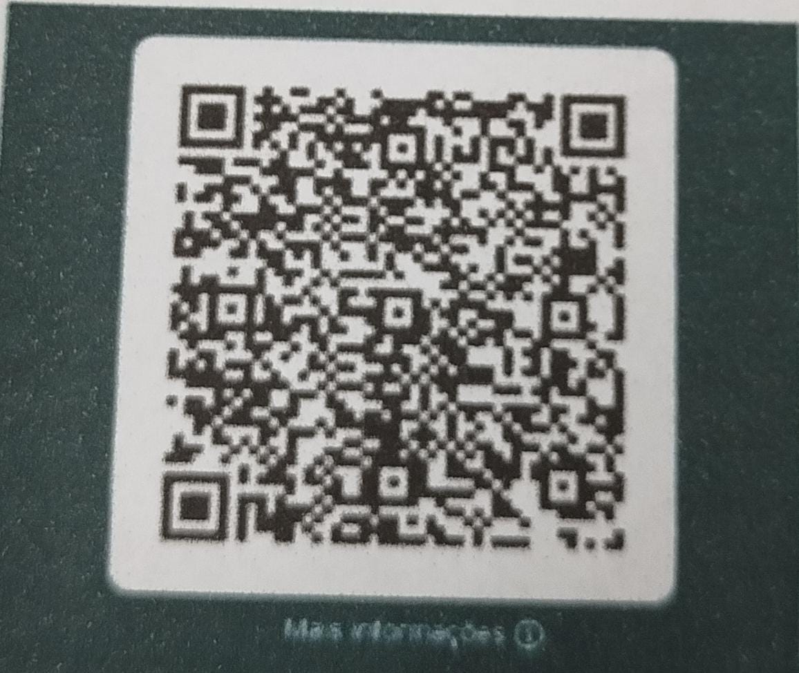 ABRA O APP DO SEU BANCO E LEIA O QR CODE PARA DOAR 