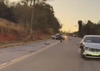 Motorista com suspeita de embriaguez se envolve em acidente em Rodovia entre Alterosa e Areado