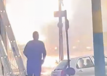 VÍDEO: Veja o momento exato em que transformador explode na cidade de Ilicínea