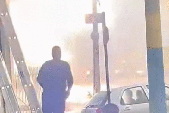 VÍDEO: Veja o momento exato em que transformador explode na cidade de Ilicínea