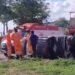 |VÍDEO| Caminhonete CAPOTA em trevo de Alfenas; cinco pessoas ficam feridas
