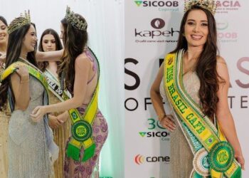 Karol Lara faz história ao se tornar a primeira MÃE coroada Miss Brasil Café 2026