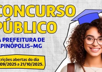 Último dia para se inscrever no Concurso Público 2025 da Prefeitura de Alpinópolis