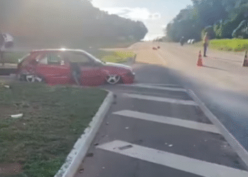 Motociclista fica ferido em colisão na MGC-491, entre Paraguaçu e Elói Mendes