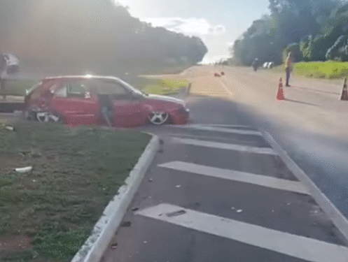 Motociclista fica ferido em colisão na MGC-491, entre Paraguaçu e Elói Mendes