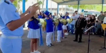 VÍDEO | Marinha do Brasil realiza Operação Furnas; alunos do projeto Fanfarrando de São José da Barra participam de momento especial