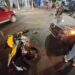 Colisão entre moto e carro deixa jovem ferido