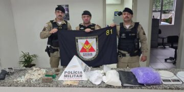 Polícia Militar apreende armas e grande quantidade de drogas em Alfenas