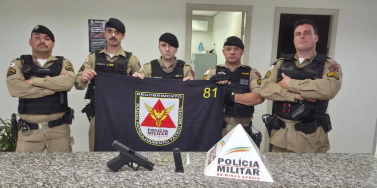 Polícia Militar de Alfenas intensifica ações e retira três armas de fogo das ruas em uma semana