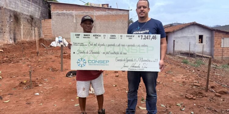 |VÍDEO| CONSEP de Conceição da Aparecida realiza doação solidária para família que perdeu casa em incêndio