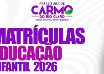 Matrículas para a pré-escola em Carmo terminam nesta sexta-feira (14)