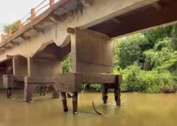 Ponte em estado crítico preocupa moradores no Sul de Minas