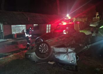 Jovem morre e três pessoas ficam feridas em grave acidente na BR-459 entre Pouso Alegre e Congonhal