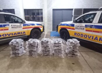 Ação policial intercepta carro com 152 barras de maconha no Sul de Minas
