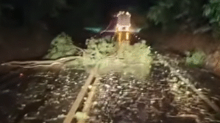 VÍDEO: Tempestade prejudica motoristas na rodovia que liga Campos Gerais e Boa Esperança