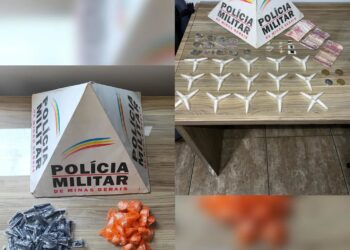 Polícia Militar intensifica combate ao tráfico e apreende mais de 200 porções de drogas em Alfenas