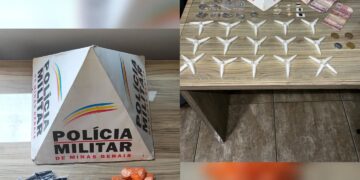 Polícia Militar intensifica combate ao tráfico e apreende mais de 200 porções de drogas em Alfenas
