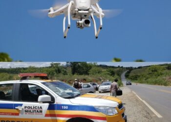 Drones reforçam fiscalização e ajudam a flagrar infrações na MGC-497