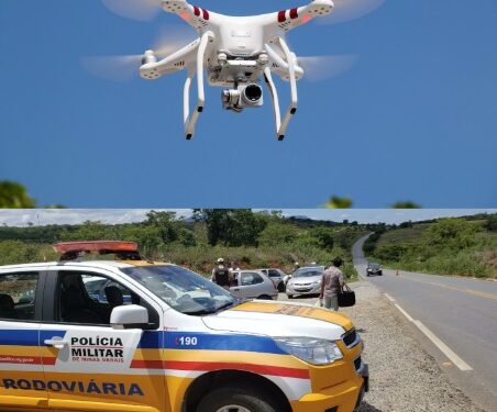 Drones reforçam fiscalização e ajudam a flagrar infrações na MGC-497