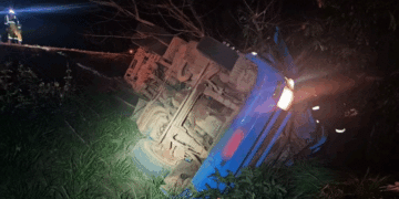 Caminhoneiro de 59 anos morre em acidente na MGC-491