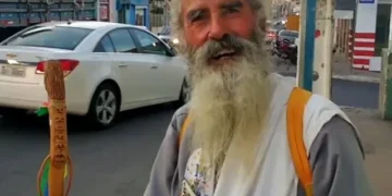 Religioso conhecido como ‘Profeta’ é encontrado gravemente ferido às margens da BR-459, em Poços de Caldas