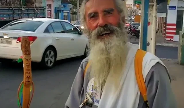 Religioso conhecido como ‘Profeta’ é encontrado gravemente ferido às margens da BR-459, em Poços de Caldas