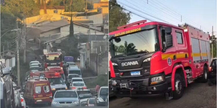 Foto: Corpo de Bombeiros/G1