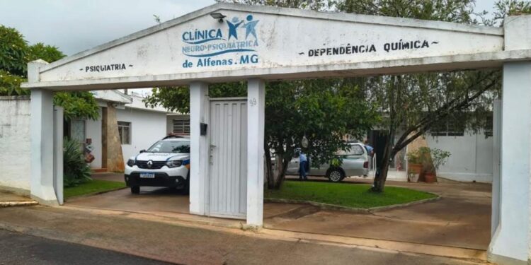 Polícia investiga morte em clínica psiquiátrica de Alfenas