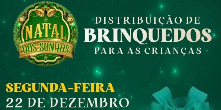 É HOJE: CARREATA DO PAPAI NOEL COM DISTRIBUIÇÃO DE BRINQUEDOS EM CARMO