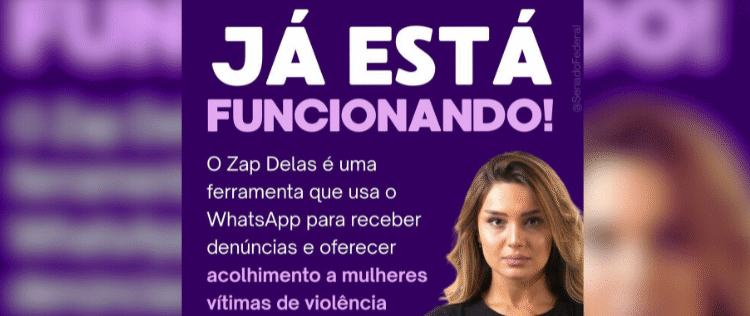 |VÍDEO| Nova ferramenta de WhatsApp do Senado protege mulheres contra violência
