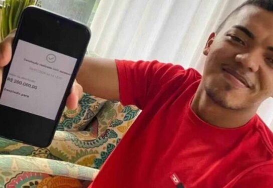 Pix errado: estudante devolve R$ 200 mil e recebe recompensa