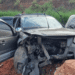 Tragédia – Mãe e filho morrem após carro em que estavam bater em uma pedra