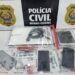 Polícia Civil vai até endereço em Machado e apreende celulares e notebook em investigação de perseguição pela internet