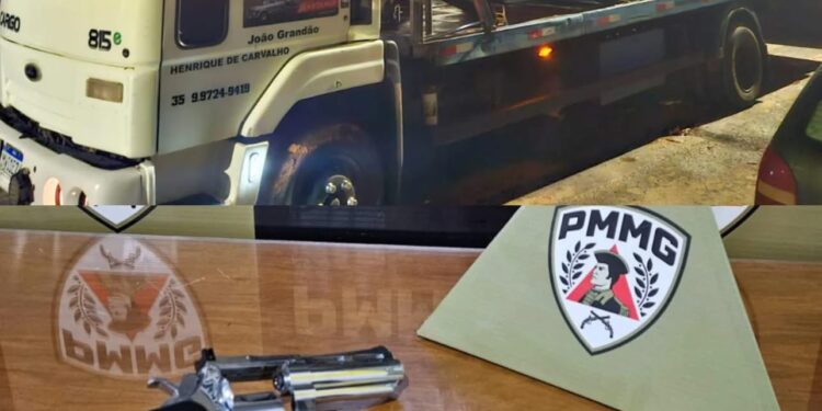 Ação da PM em Carmo – Três homens são presos com arma falsa