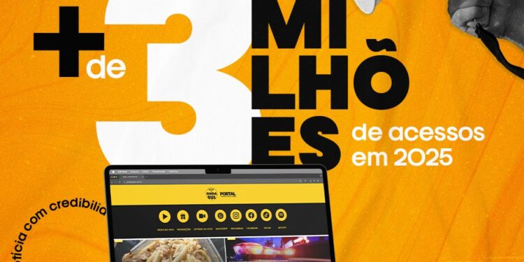 Portal Onda Sul ultrapassa 3 milhões de acessos em 2025; veículo de comunicação continua crescendo no Sudoeste de Minas