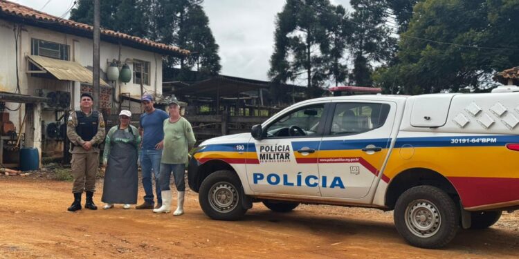 Patrulha Rural reforça segurança no campo em Carmo do Rio Claro