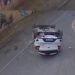 VÍDEO| Carro cai de alça de acesso e deixa mãe e filho feridos