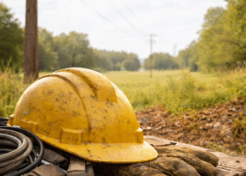 Homem morre eletrocutado no alto de poste e colegas retiram seu corpo