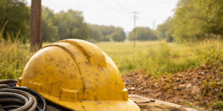 Homem morre eletrocutado no alto de poste e colegas retiram seu corpo