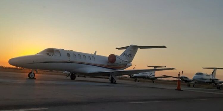 Cresce aviação executiva em Araxá 