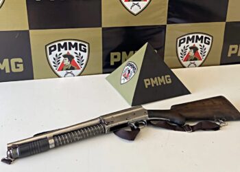 Polícia Militar apreende arma em Conceição da Aparecida