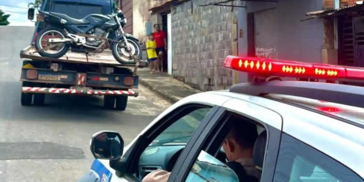 Polícia Militar apreende moto adulterada em Conceição da Aparecida
