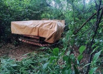 Ford F4000 furtada é localizada pela PM no Sul de Minas