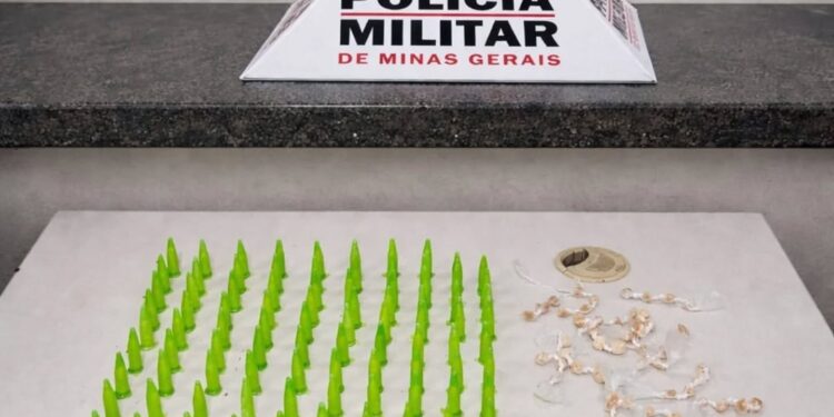 Operação da PM em Alfenas resulta em prisões e apreensão de quase 100 pinos de cocaína