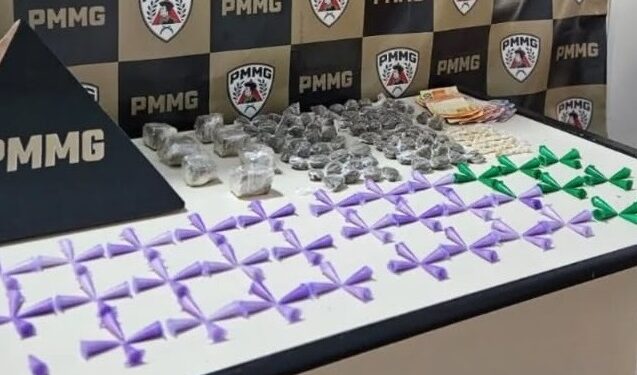 Operação da PM prende homem e apreende grande quantidade de drogas em Campos Gerais
