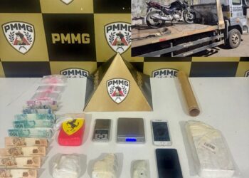 Jovem é preso por tráfico de drogas durante operação da Polícia Militar em Guaxupé (MG)