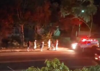 VÍDEO | Homem é atropelado durante a noite em Monte Belo (MG)