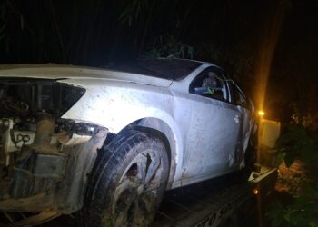 Motorista perde controle após desviar de ultrapassagem proibida na MG-179